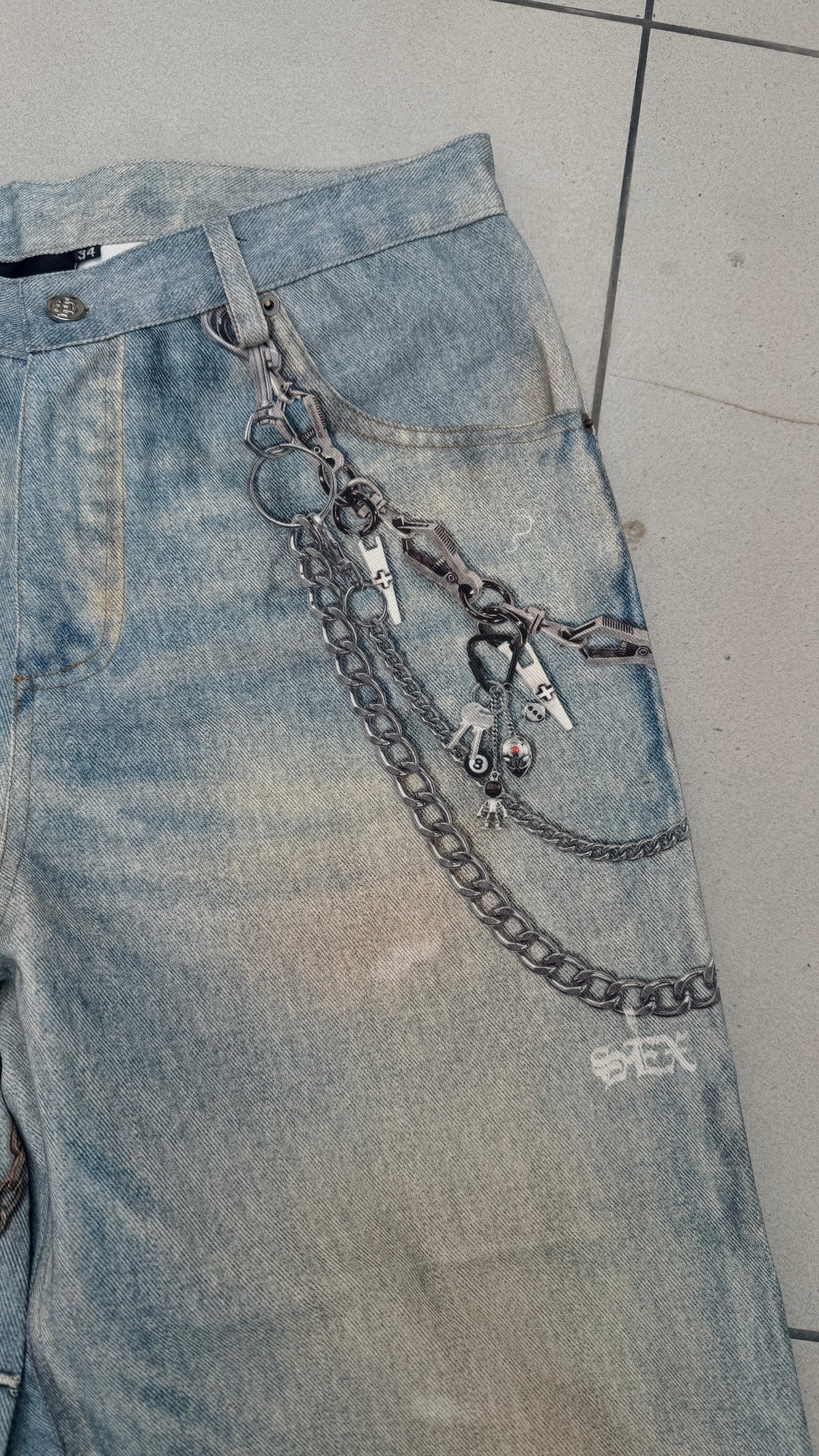 BS Printed Jeans